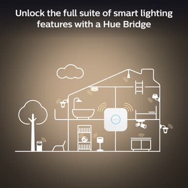 Philips Hue W 4,5W Fil lyspære
