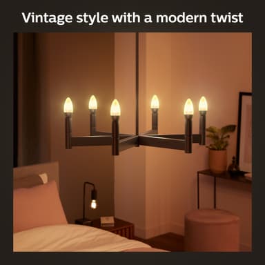 Philips Hue W 4,5W Fil lyspære