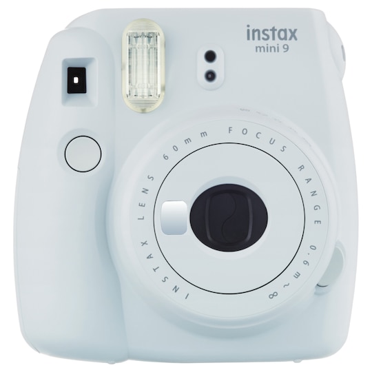 Fujifilm Instax mini 9 kompaktkamera (røykhvit)