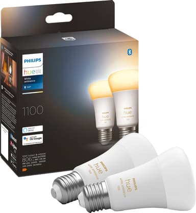 Philips Hue WA 8W A60 E27 2-pk.