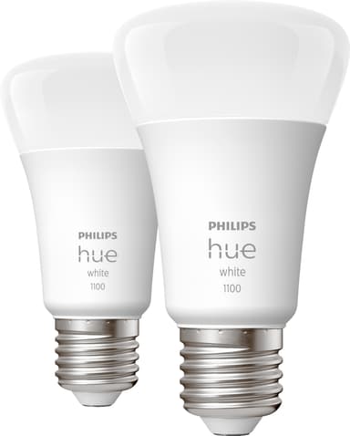 Philips Hue W 9,5W A60 E27 2-pk.