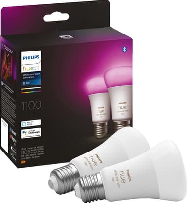 Philips Hue WCA 9W A60 E27 2-pk.