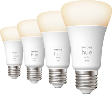 Philips Hue W 9W A60 E27 4-pk.