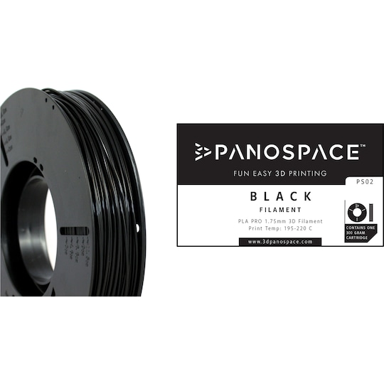 Panospace filament for 3D-printer (sort)