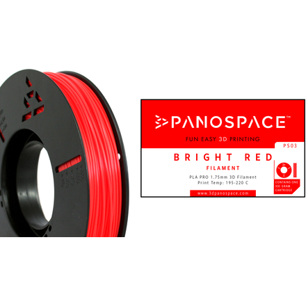 Panospace filament for 3D-printer (rød)