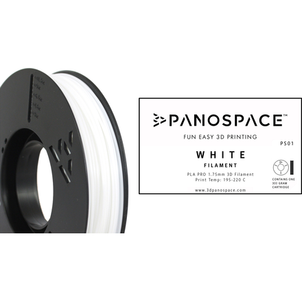 Panospace filament for 3D-printer (hvit)