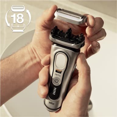 Braun 94M KeyPart erstatningshode for barbermaskin 394792 (sølv)