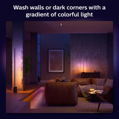 Philips Hue Gradient Signe gulvlampe (sort)