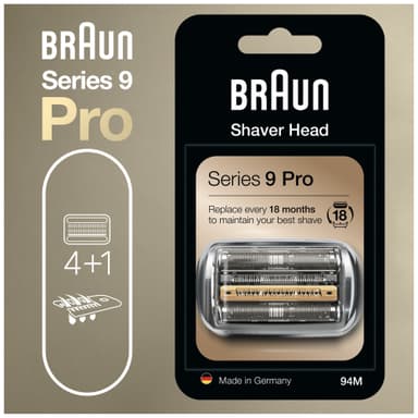Braun 94M KeyPart erstatningshode for barbermaskin 394792 (sølv)