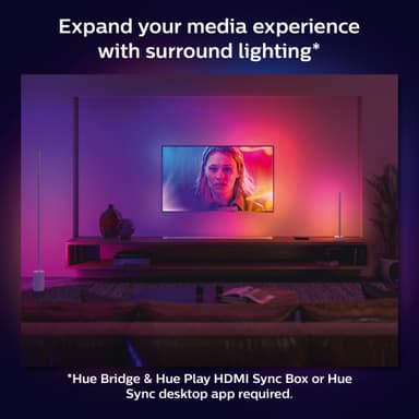 Philips Hue Gradient Signe gulvlampe (hvit)