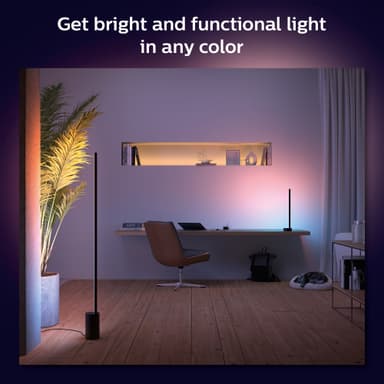 Philips Hue Gradient Signe gulvlampe (sort)