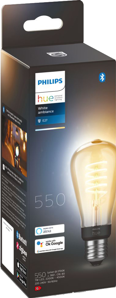 Philips Hue WA 7W Fil ST64 E27