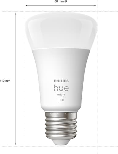 Philips Hue W lyspære 9,5W A60 E27