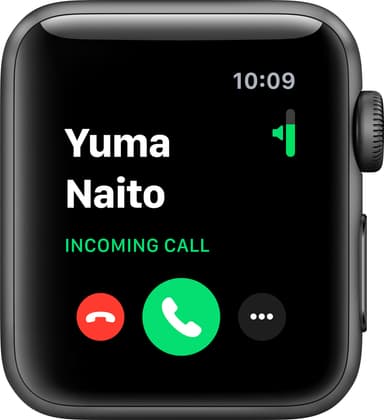 Apple Watch Series 3 42 mm (sort sportsreim)