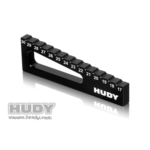 HUDY Chassis Ride Height Gauge 17-30mm 107720