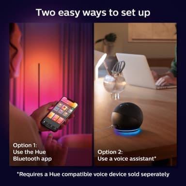 Philips Hue Gradient Signe bordlampe (hvit)