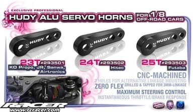 HUDY Servoarm 1/8 23T KO/JR/Sanwa