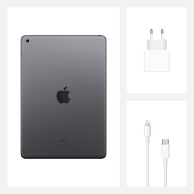 iPad 10,2" (2020) 32 GB WiFi (stellargrå)