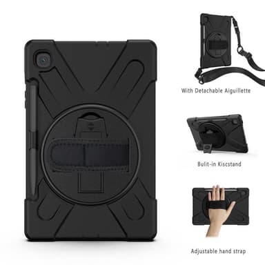 Samsung Galaxy Tab S6 Lite Heavy Duty Armor Veske med Skulderrem