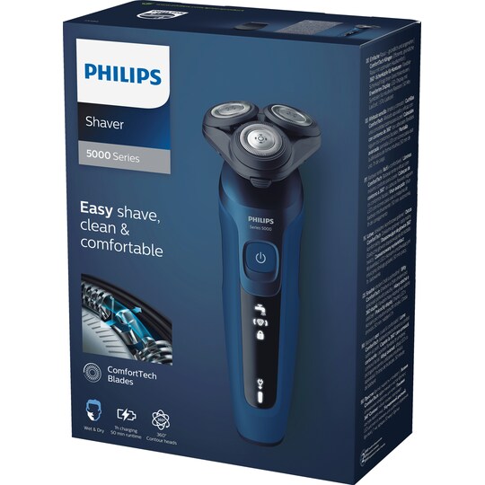 Philips Series 5000 barbermaskin S546618 (sort/blå)