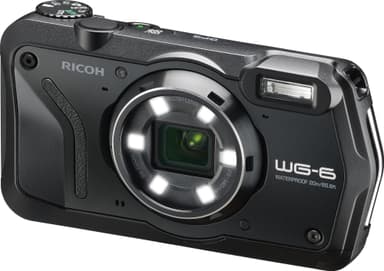 Ricoh kompaktkamera WG-6 (sort)