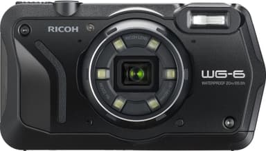 Ricoh kompaktkamera WG-6 (sort)