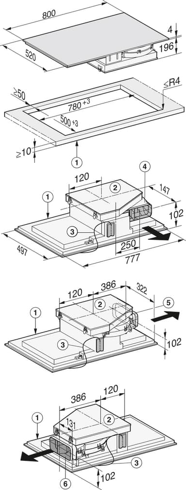 Miele KMDA 7000 induksjonstopp KMDA7634FL