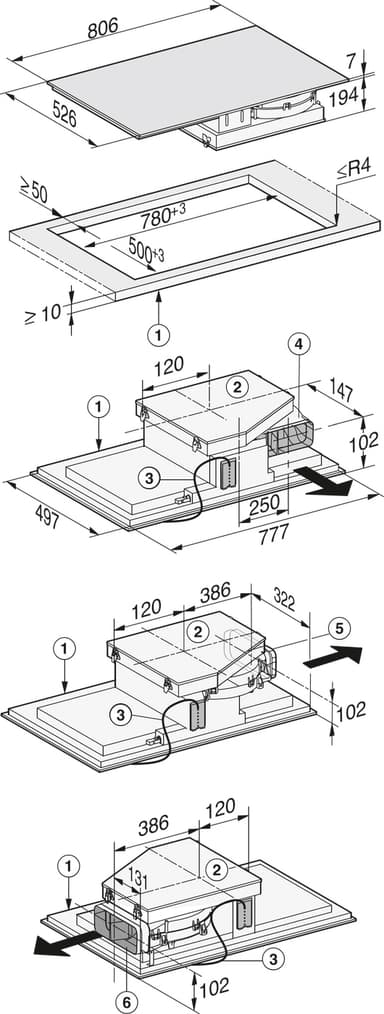 Miele KMDA 7000 induksjonstopp KMDA7634FR