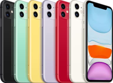 iPhone 11 smarttelefon 64 GB (hvit)
