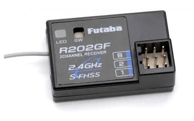 Futaba T2HR 2.4Ghz 2-kanals Radio m/R202GF