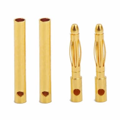 Amass 2.0mm Gullkontakter - 2par Lang