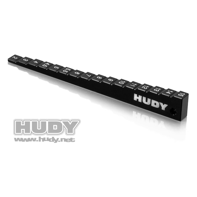 HUDY Chassis Ride height gauge stepped 107713