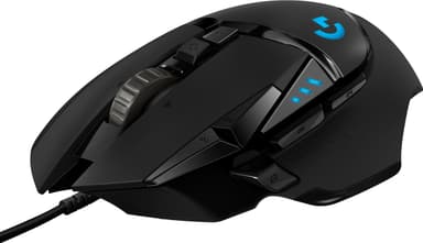 Logitech G502 Hero USB gamingmus (sort)