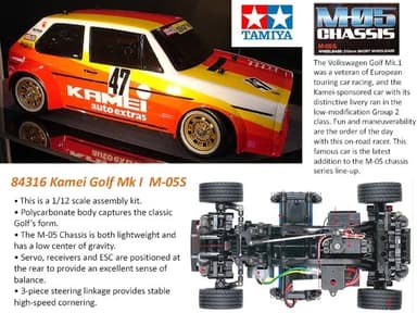 Tamiya M-05 Golf Racing Gr.2 Kit