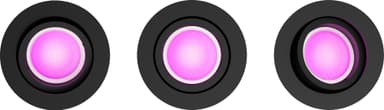 Philips Hue Centura innfelt spotlys 3x5,7W (sort)