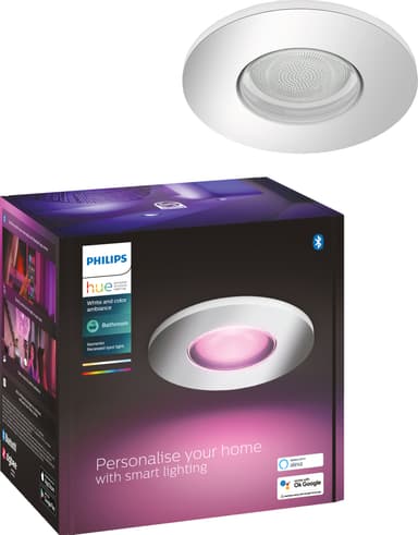 Philips Hue Xamento innfelt spotlys (Krom)