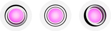 Philips Hue Centura innfelt spotlys 3x5,7W (hvit)