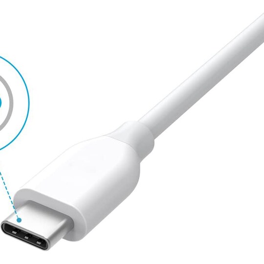 Anker Powerline USB-C til USB 3.0-kabel 0,9m (hvit)