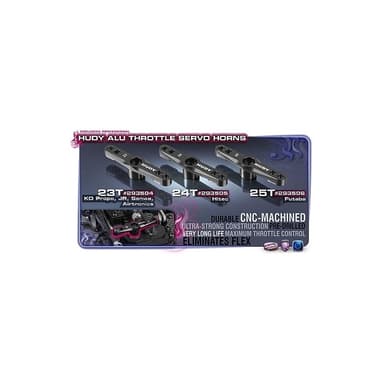 HUDY Servohorn 1/8 25T Double arm