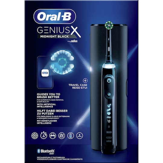 Oral-B Genius X Black TC elektrisk tannbørste 396949 (sort)