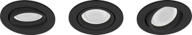 Philips Hue Centura innfelt spotlys 3x5,7W (sort)