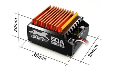 SkyRC Cheetah 1/10 BL Sensor sett 4000KV 8.5T