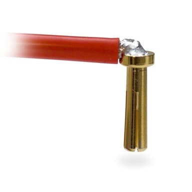 Amass 4.0mm Gullkontakter - 10x Hannkontakter