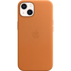 iPhone 13 skinndeksel med MagSafe (Golden Brown)