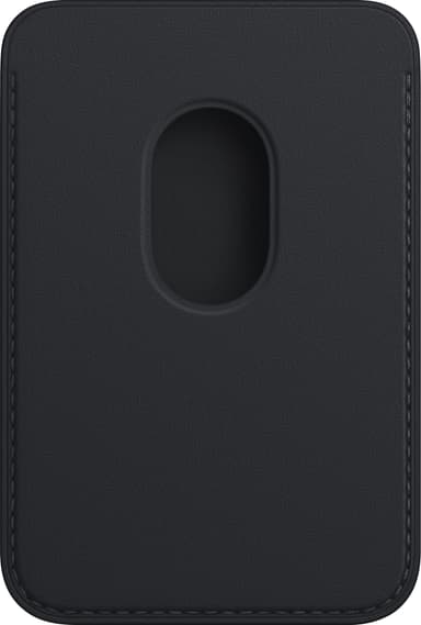 iPhone lommebok i skinn med MagSafe (midnatt)