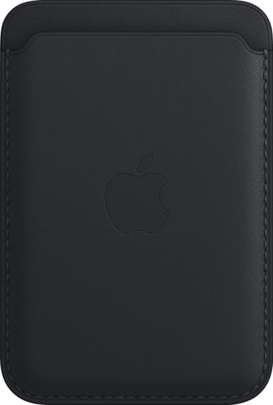 iPhone lommebok i skinn med MagSafe (midnatt)