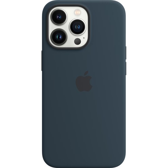 iPhone 13 Pro silikondeksel med MagSafe (havdypblå)
