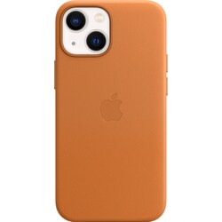 iPhone 13 mini skinndeksel med MagSafe (gyllenbrun)