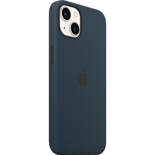 iPhone 13 silikondeksel med MagSafe (havdypblå)
