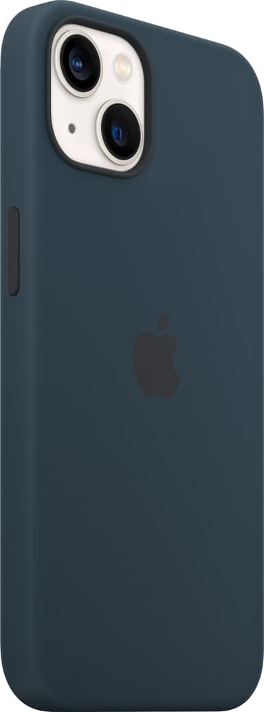 iPhone 13 silikondeksel med MagSafe (havdypblå)